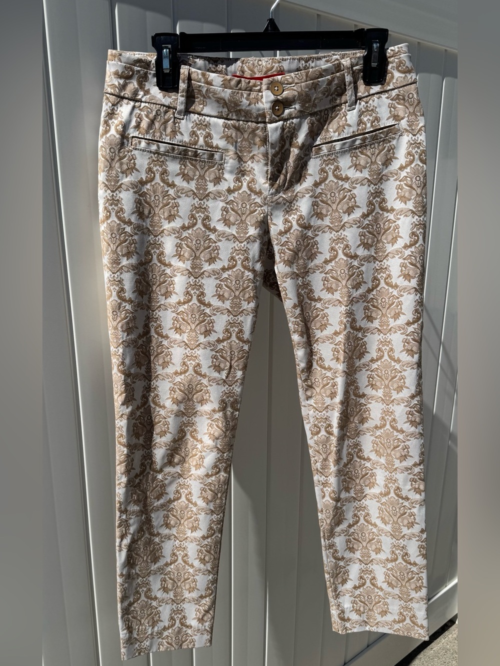 Cacharel / Cartonnier Charlie Ankle Pants Damask Neutral Size 6